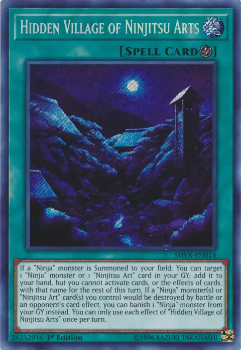 Hidden Village of Ninjitsu Arts [SHVA-EN014] Secret Rare - Doe's Cards