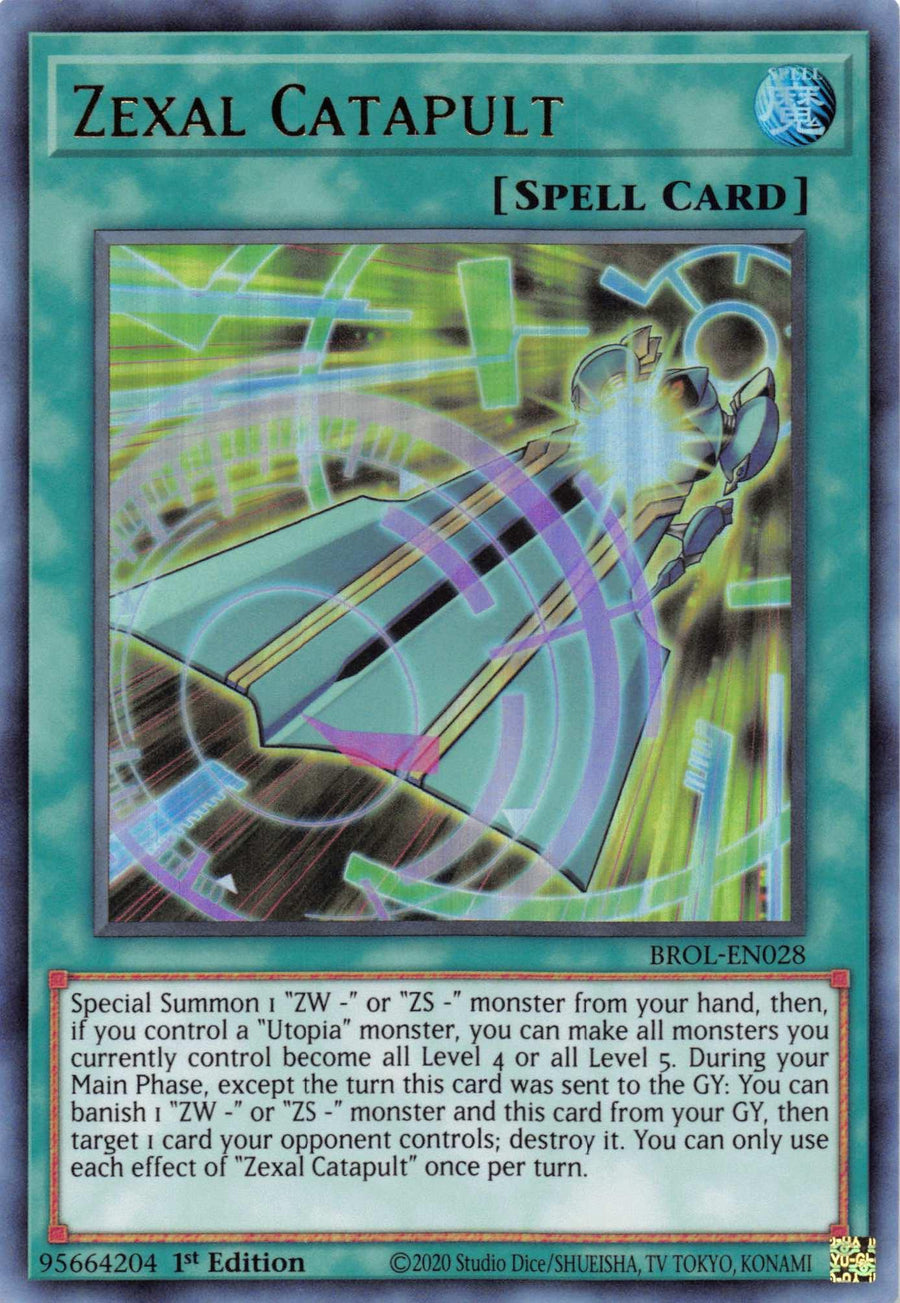 Zexal Catapult [BROL-EN028] Ultra Rare - Doe's Cards