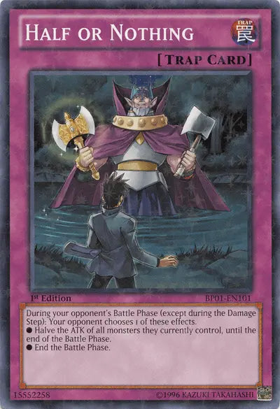 Half or Nothing [BP01-EN101] Starfoil Rare - Doe's Cards