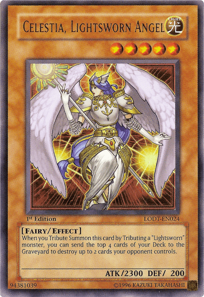 Celestia, Lightsworn Angel [LODT-EN024] Ultra Rare - Doe's Cards