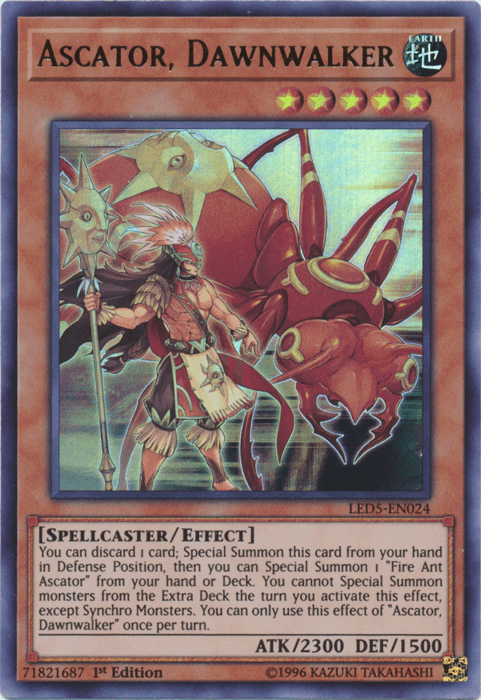 Ascator, Dawnwalker [LED5-EN024] Ultra Rare - Doe's Cards