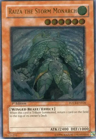 Raiza the Storm Monarch [FOTB-EN026] Ultimate Rare - Doe's Cards
