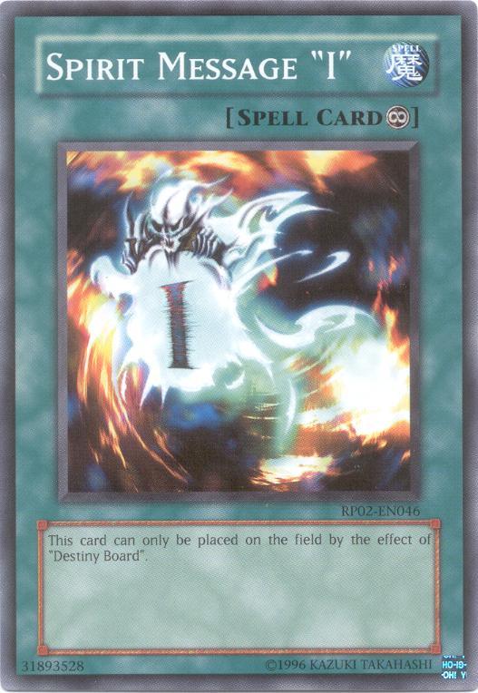 Spirit Message "I" [RP02-EN046] Common - Doe's Cards