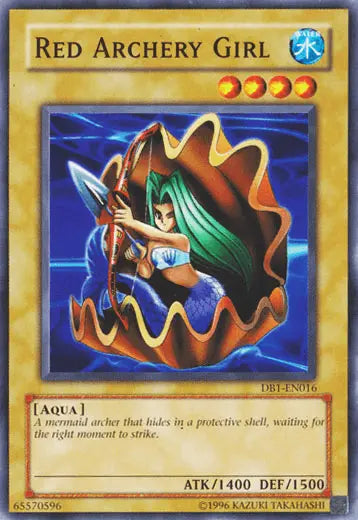 Red Archery Girl [DB1-EN016] Common - Doe's Cards
