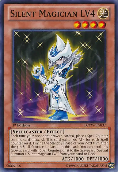 Silent Magician LV4 [LCYW-EN037] Common - Doe's Cards