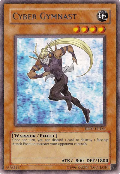 Cyber Gymnast [DR04-EN186] Rare - Doe's Cards