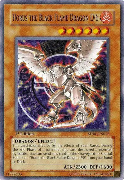 Horus the Black Flame Dragon LV6 [SDRL-EN012] Common - Doe's Cards