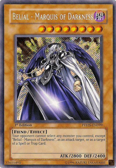 Belial - Marquis of Darkness [PTDN-EN099] Secret Rare - Doe's Cards