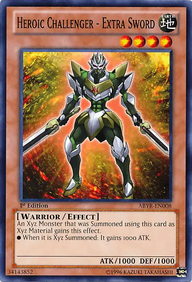 Heroic Challenger - Extra Sword [ABYR-EN008] Common - Doe's Cards