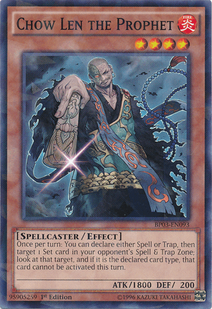 Chow Len the Prophet [BP03-EN093] Shatterfoil Rare - Doe's Cards