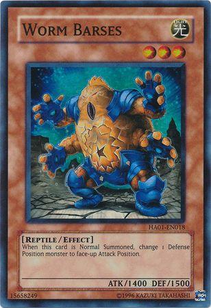 Worm Barses [HA01-EN018] Super Rare - Doe's Cards