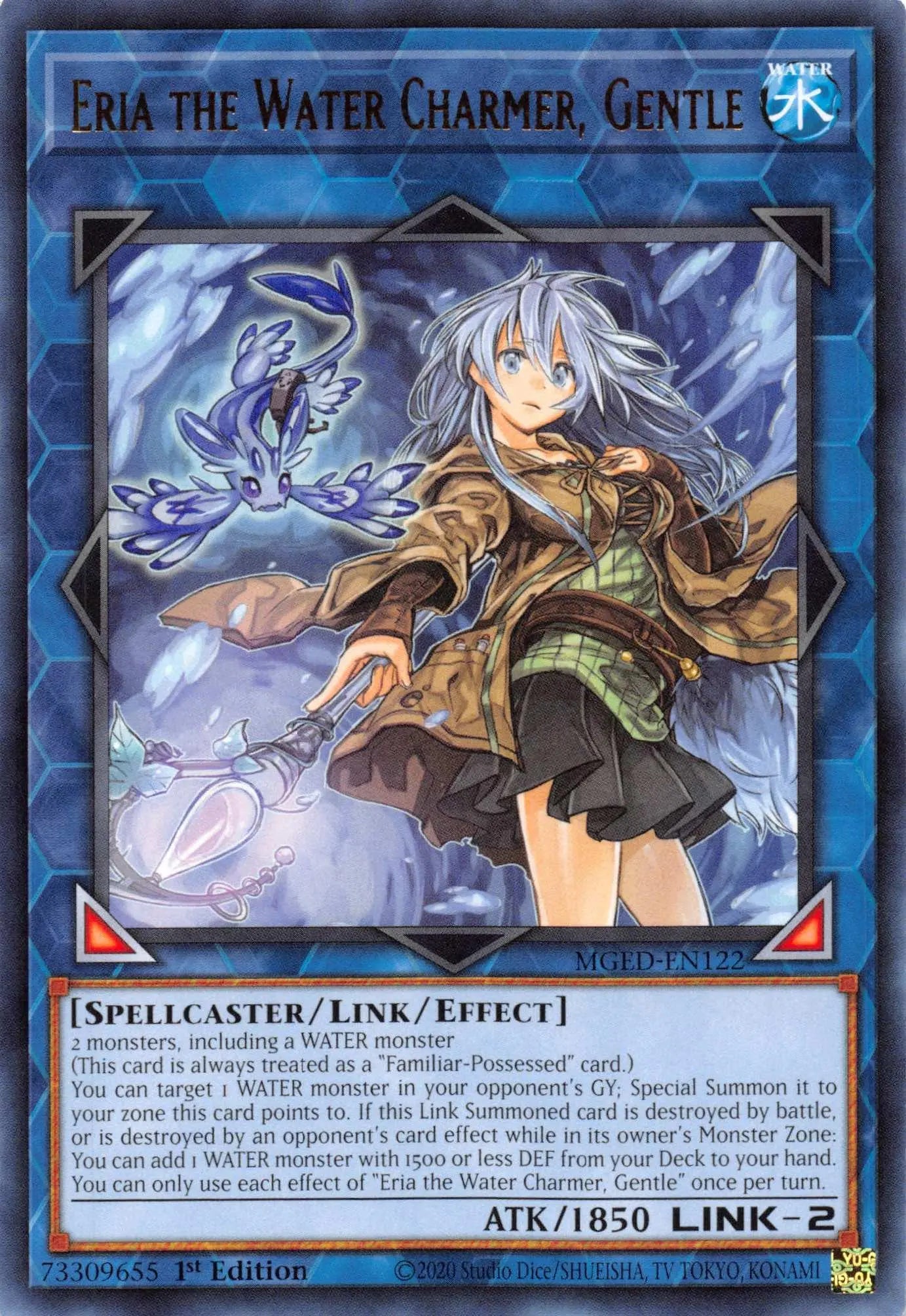 Eria the Water Charmer, Gentle [MGED-EN122] Rare - Doe's Cards