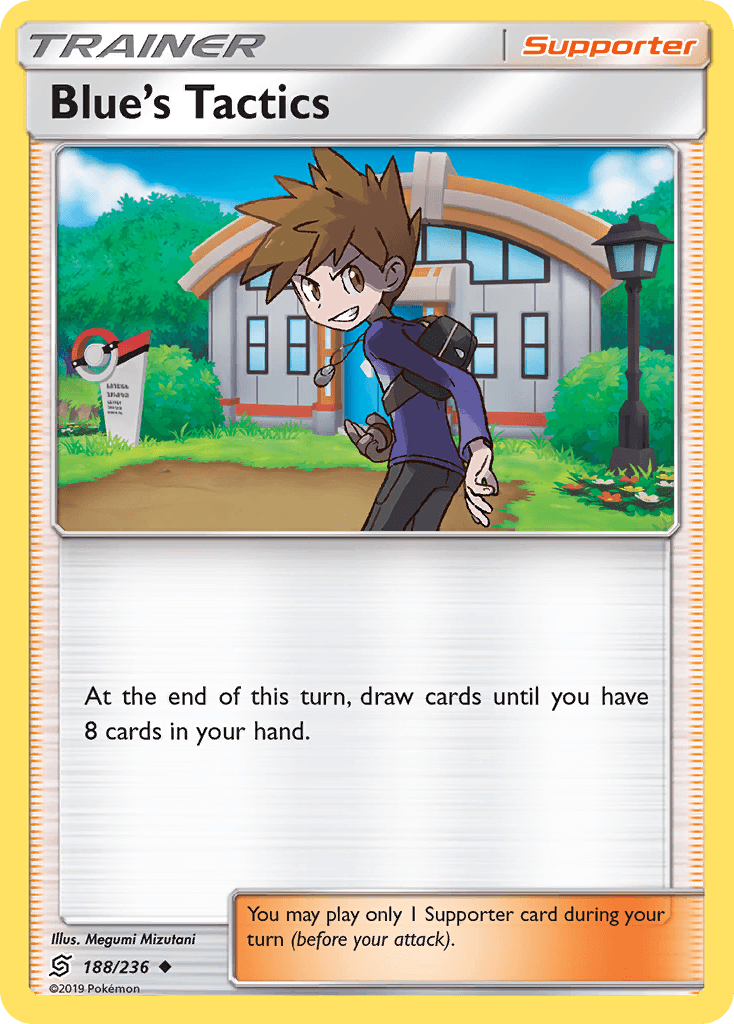 Blue's Tactics (188/236) [Sun & Moon: Unified Minds] - Doe's Cards