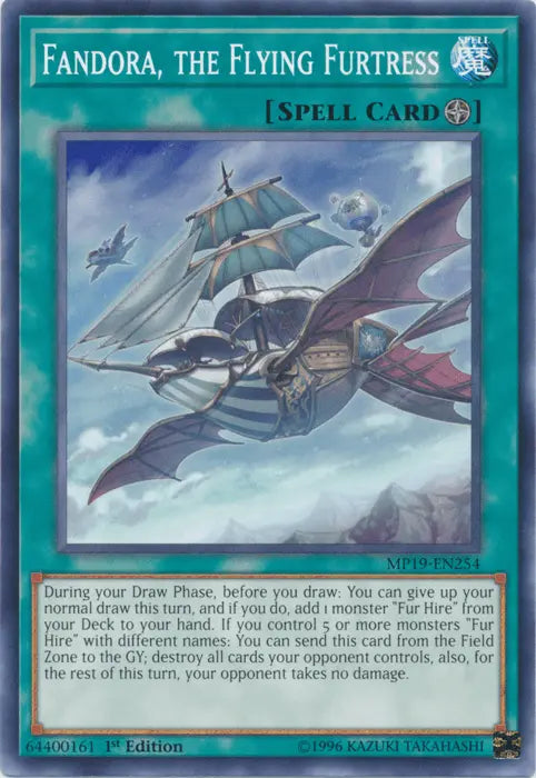 Fandora, the Flying Furtress [MP19-EN254] Common - Doe's Cards