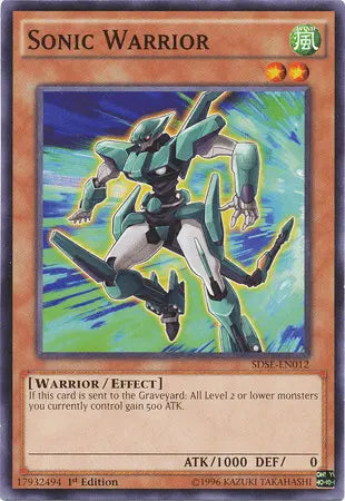 Sonic Warrior [SDSE-EN012] Common - Doe's Cards