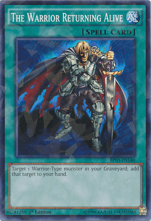 The Warrior Returning Alive [BP03-EN140] Shatterfoil Rare - Doe's Cards