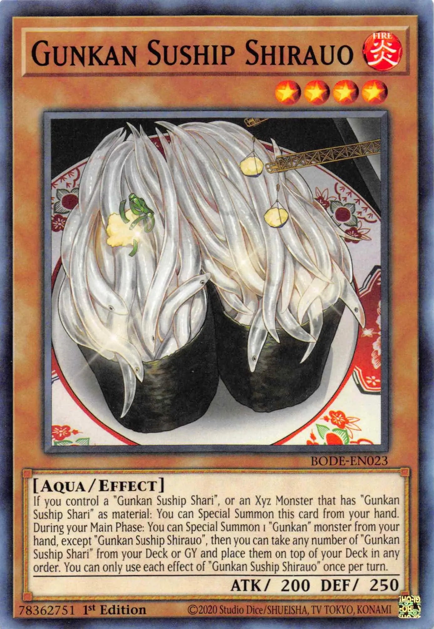Gunkan Suship Shirauo [BODE-EN023] Common - Doe's Cards