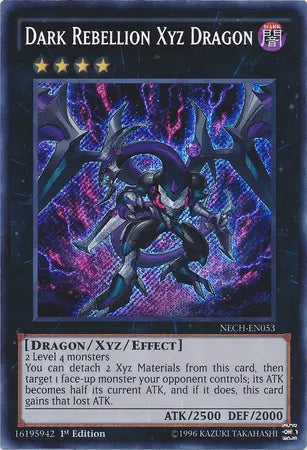 Dark Rebellion Xyz Dragon [NECH-EN053] Secret Rare - Doe's Cards