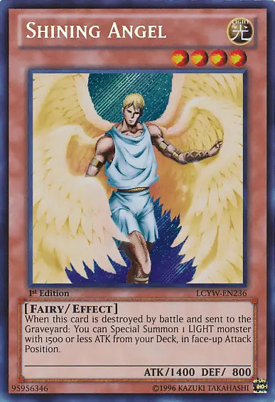 Shining Angel [LCYW-EN236] Secret Rare - Doe's Cards