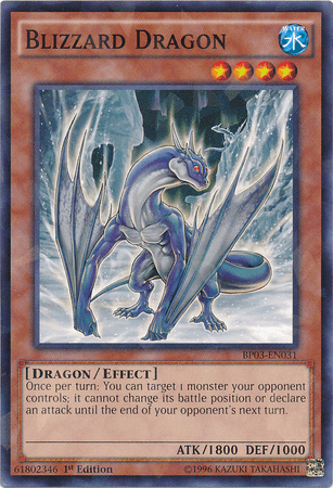 Blizzard Dragon [BP03-EN031] Shatterfoil Rare - Doe's Cards