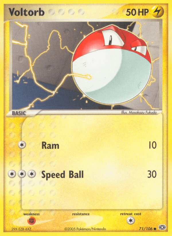 Voltorb (71/106) [EX: Emerald] - Doe's Cards