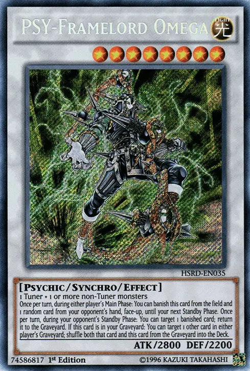 PSY-Framelord Omega [HSRD-EN035] Secret Rare - Doe's Cards