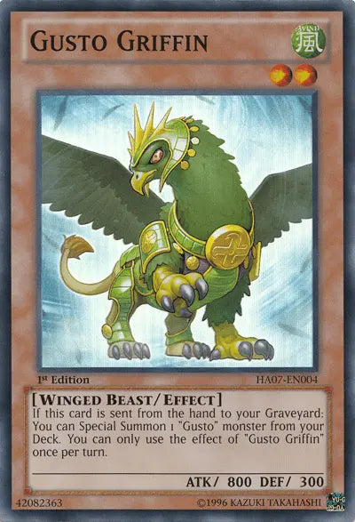 Gusto Griffin [HA07-EN004] Super Rare - Doe's Cards