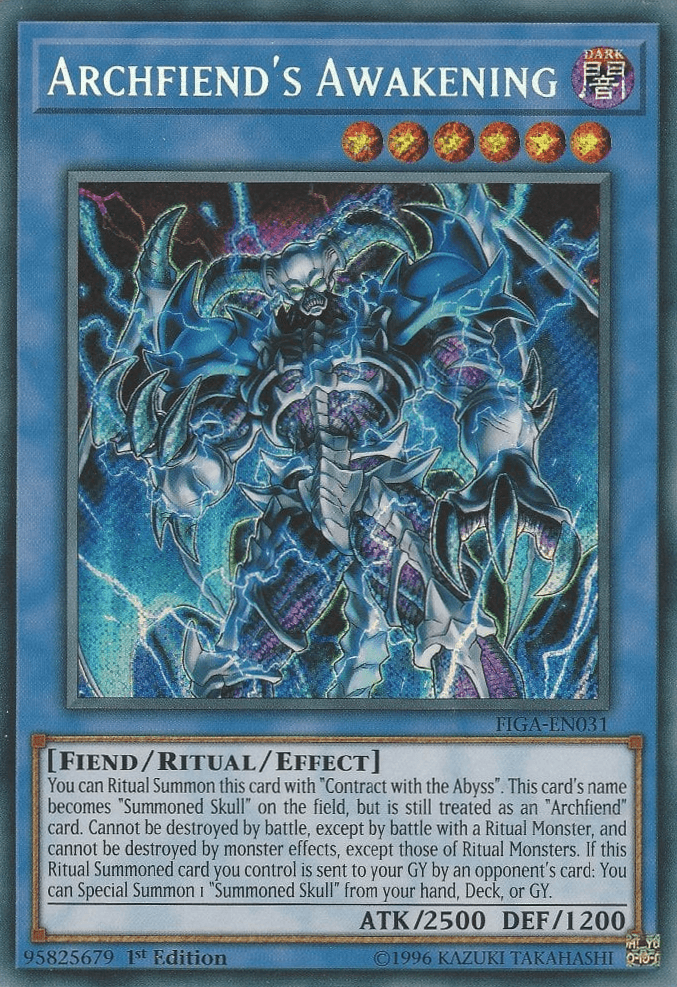 Archfiend's Awakening [FIGA-EN031] Secret Rare - Doe's Cards