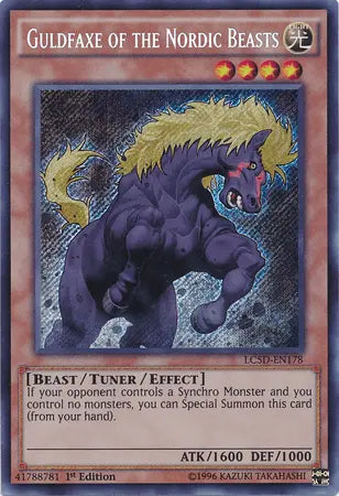 Guldfaxe of the Nordic Beasts [LC5D-EN178] Secret Rare - Doe's Cards
