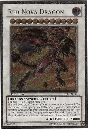 Red Nova Dragon [STBL-EN042] Ultimate Rare - Doe's Cards