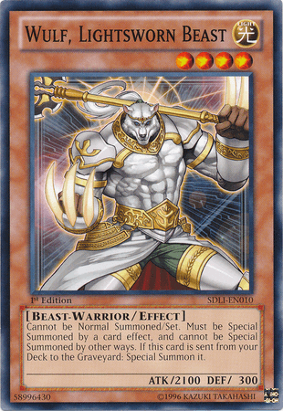 Wulf, Lightsworn Beast [SDLI-EN010] Common - Doe's Cards