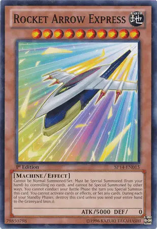 Rocket Arrow Express [SP14-EN015] Starfoil Rare - Doe's Cards