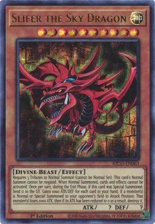 Slifer the Sky Dragon (Ultra Pharaoh's Rare) [KICO-EN063] Ultra Pharaoh’s Rare - Doe's Cards
