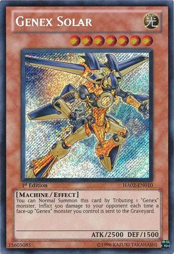 Genex Solar [HA02-EN010] Secret Rare - Doe's Cards