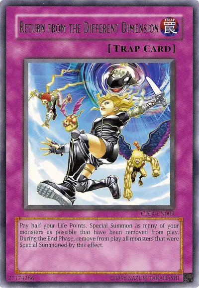 Return from the Different Dimension [CP04-EN009] Rare - Doe's Cards