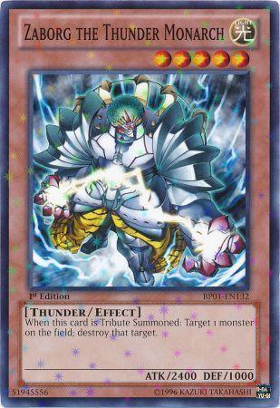 Zaborg the Thunder Monarch [BP01-EN132] Starfoil Rare - Doe's Cards