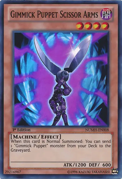 Gimmick Puppet Scissor Arms [NUMH-EN008] Super Rare - Doe's Cards