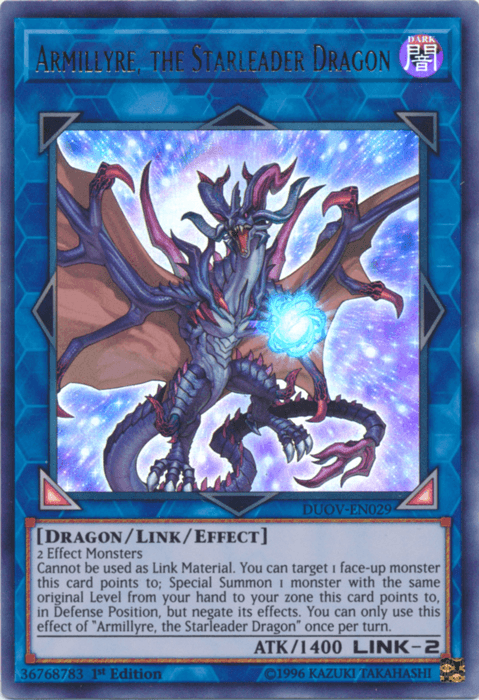 Armillyre, the Starleader Dragon [DUOV-EN029] Ultra Rare - Doe's Cards