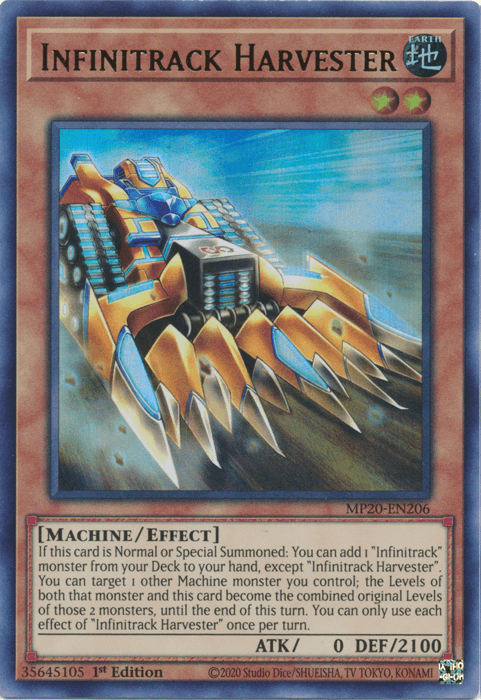 Infinitrack Harvester [MP20-EN206] Ultra Rare - Doe's Cards