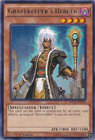Gravekeeper's Heretic [MP14-EN241] Rare - Doe's Cards