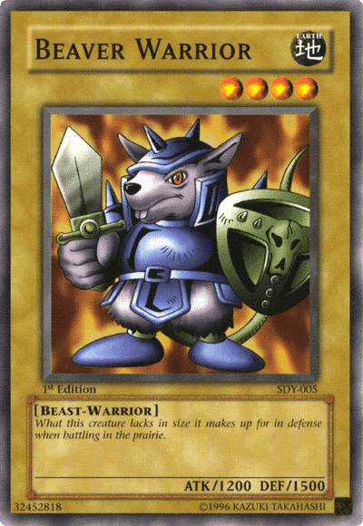 Beaver Warrior [SDY-005] Common - Doe's Cards