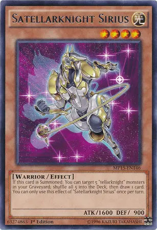 Satellarknight Sirius [MP15-EN146] Rare - Doe's Cards