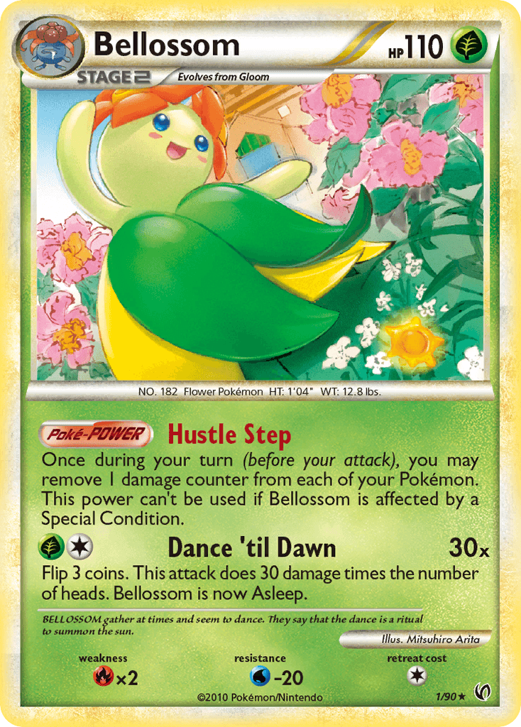 Bellossom (1/90) [HeartGold & SoulSilver: Undaunted] - Doe's Cards