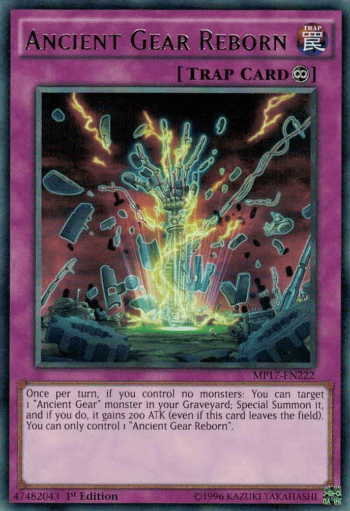 Ancient Gear Reborn [MP17-EN222] Rare - Doe's Cards