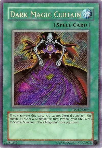 Dark Magic Curtain [PP01-EN008] Secret Rare - Doe's Cards