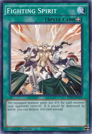 Fighting Spirit [BP03-EN155] Common - Doe's Cards
