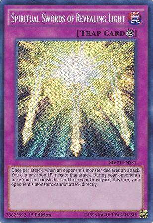 Spiritual Swords of Revealing Light [MVP1-ENS31] Secret Rare - Doe's Cards