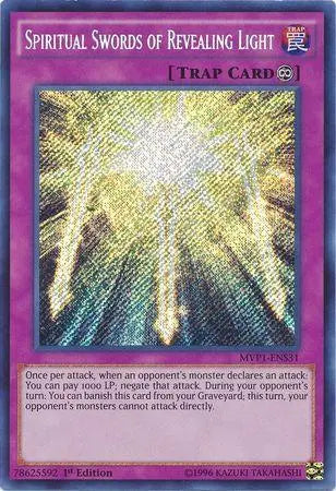 Spiritual Swords of Revealing Light [MVP1-ENS31] Secret Rare - Doe's Cards