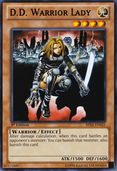 D.D. Warrior Lady [BP02-EN021] Rare - Doe's Cards