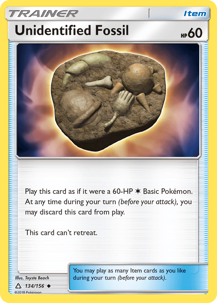 Unidentified Fossil (134/156) [Sun & Moon: Ultra Prism] - Doe's Cards